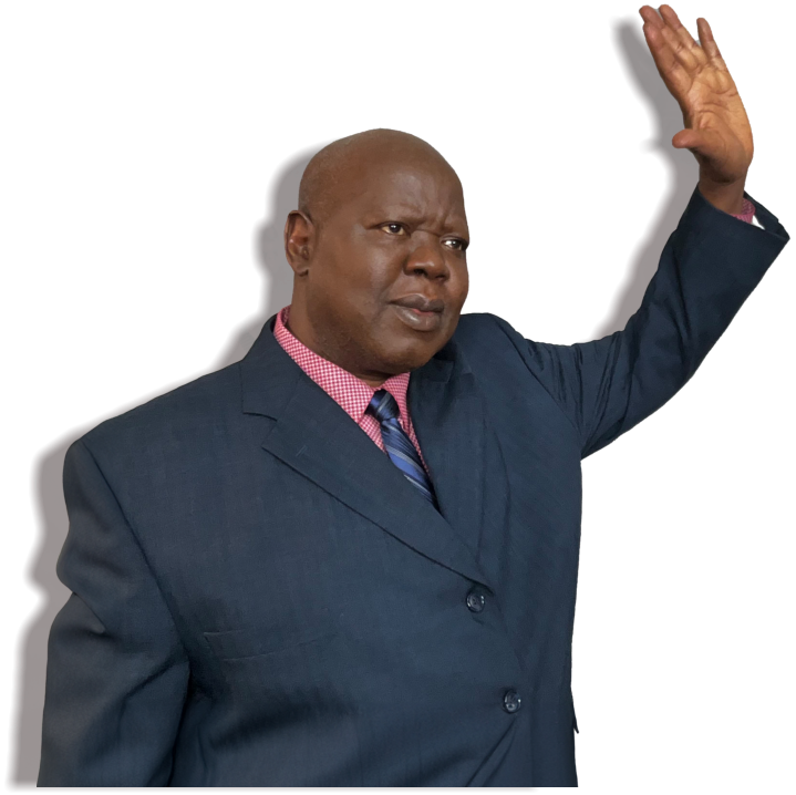 man raise the hands